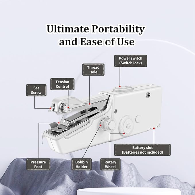 Mini Portable Sewing Machine ماكينة خياطة صغيرة محمولة