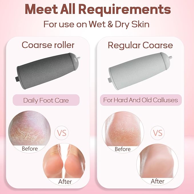 Flawless Rechargeable Foot Care Tool Callus Remover أداة فلوليس للعناية بالقدم القابلة لإعادة الشحن لإزالة الجلد الميت